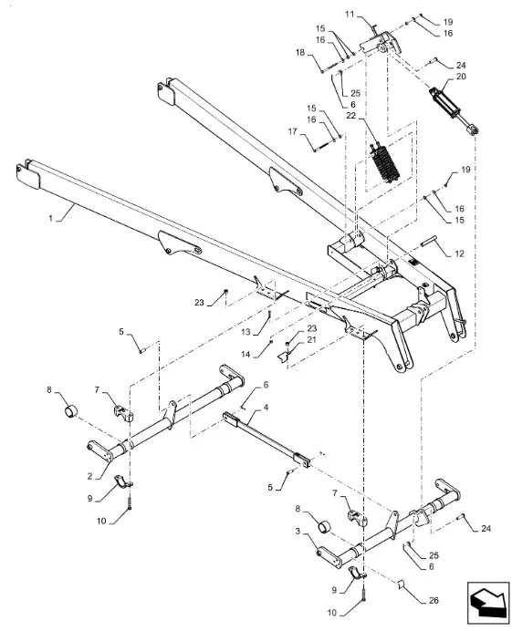 87443458 - пружина